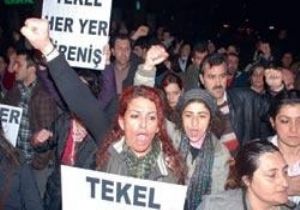 TÖRENLERE EYLEM KARIŞTI