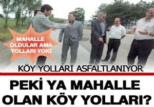 Köy yolları asfaltlanıyor