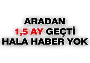 Arama çalışmalarından bir sonuç gelmedi