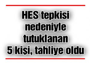 ... Ve tahliye kararı çıktı