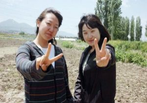 Güney Koreli kızların Erzurum'da 2. tur sevinci