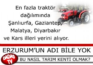 TARIM KENTİ ERZURUM'UN(?) TRAKTÖR FAKİRLİĞİ