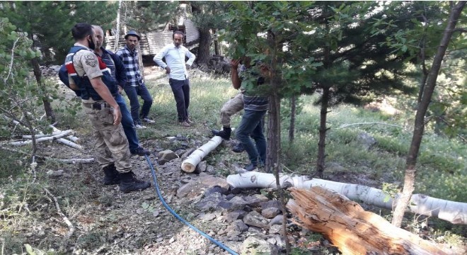 İspir Yeşilyurt'ta görünmez kaza