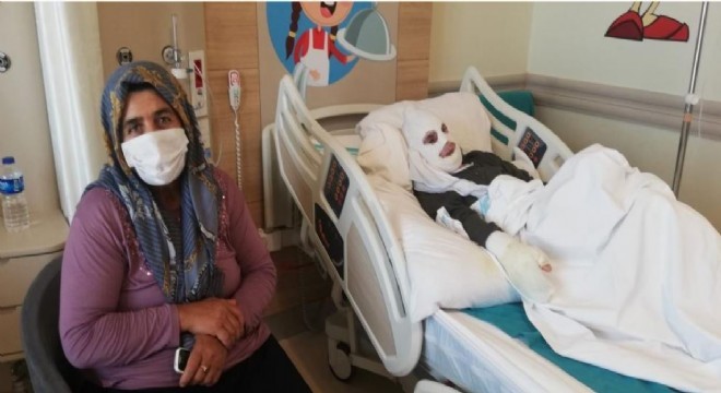 Şenkaya Paşalı'da feci ev kazası