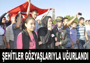 Şehitlerimizi uğurladık  
