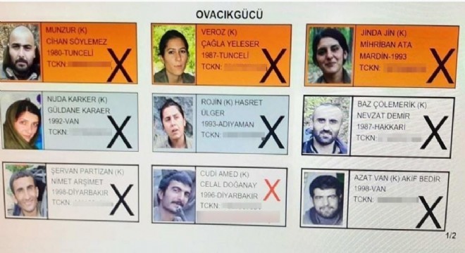 ‘Eren' operasyonları hainlere büyük darbe vurdu