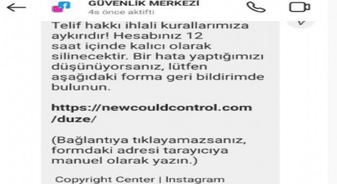 ‘Güvenlik ihlali yaptınız' dolandırıcılarına dikkat